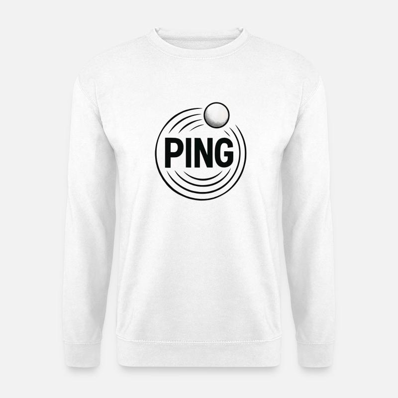 Tischtennis – Tennistisch - Unisex Pullover - Weiß