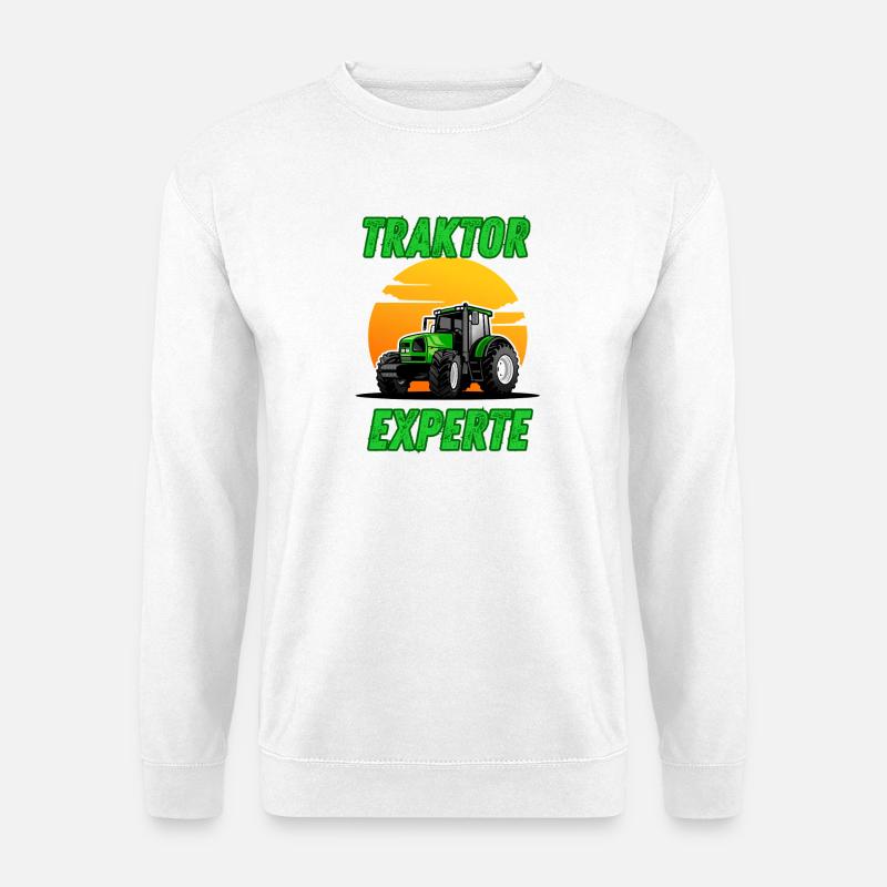 Traktor Experte - Unisex Pullover - Weiß