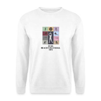 À mon époque de beach-volley - Sweat-shirt Unisexe - blanc - Devant