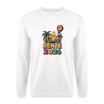 Retraite des pensionnés 2026 Homme & Femme - Sweat-shirt Unisexe - blanc - Devant