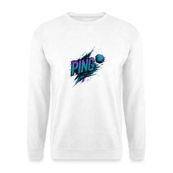 Ping Pong - Tennis de Table - Sweat-shirt Unisexe - blanc - Devant