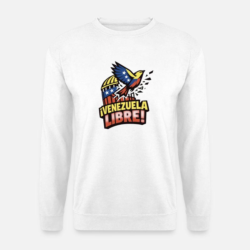 Freies Venezuela - Unisex Pullover - Weiß