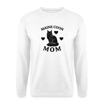 MaineCoonMom - Unisex Pullover - Weiß - Vorne