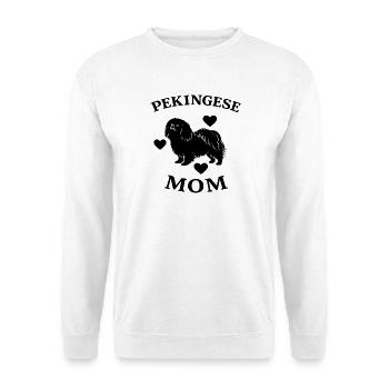 Funny Pekingese Mom - Unisex Sweatshirt - white - Front