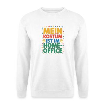 Costume is in the home office carnival carnival office - Unisex Sweatshirt - white - Front