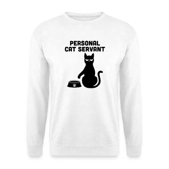 Personal Cat Servant - Unisex Sweatshirt - white - Front