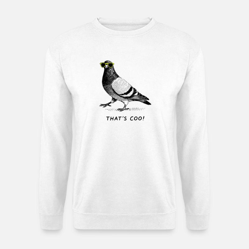 That's Coo - Coole Taube - Unisex Pullover - Weiß