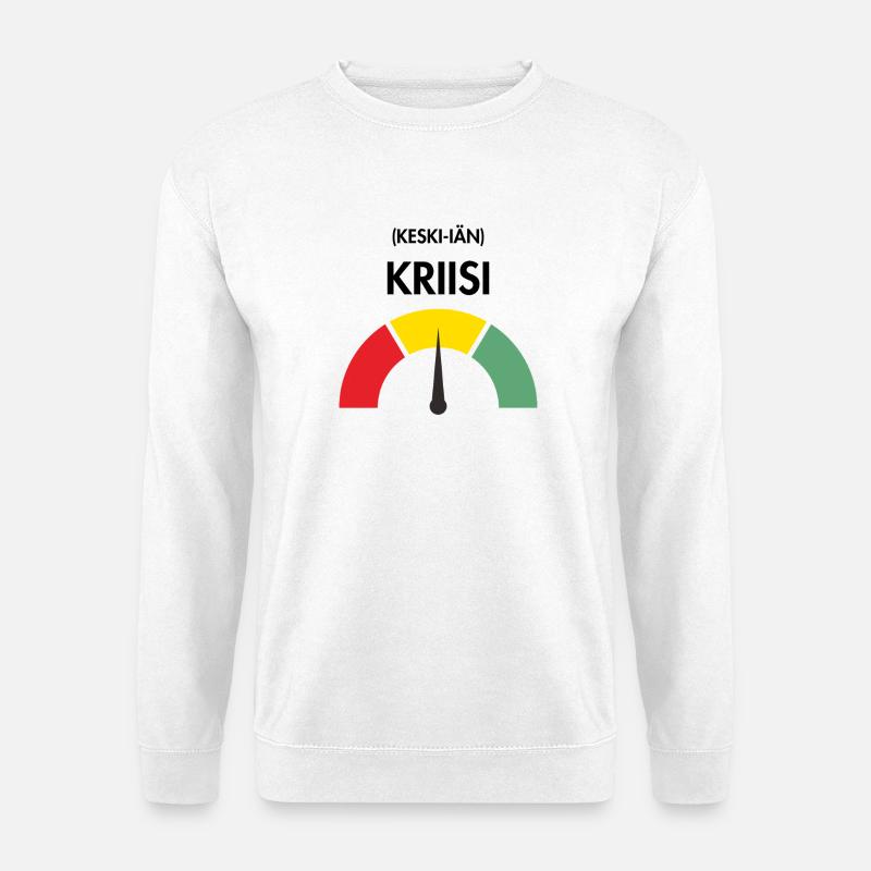 Midlife-Crisis - Unisex Pullover - Weiß