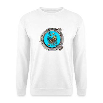 sleeping in a can - Unisex Pullover - Weiß - Vorne
