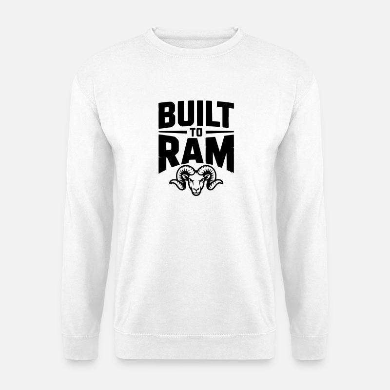 Built to Ram - Unisex Pullover - Weiß