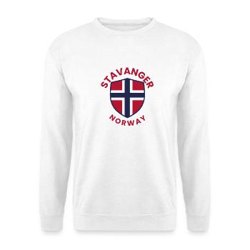 Stavanger Crest Norway - Unisex Sweatshirt - white - Front