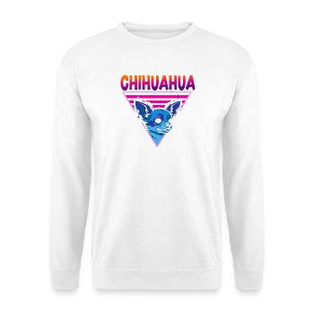 Chihuahua Chihuahueño 80s 90s - Unisex Pullover - Weiß - Vorne
