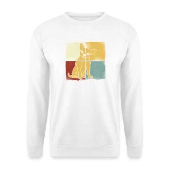Chihuahua Chihuahueño Retro - Unisex Sweatshirt - white - Front