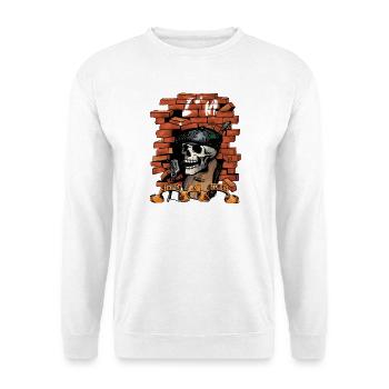 Upload_Logo - Unisex Sweatshirt - white - Front