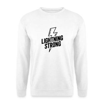Lightning Strong - Unisex Sweatshirt - white - Front