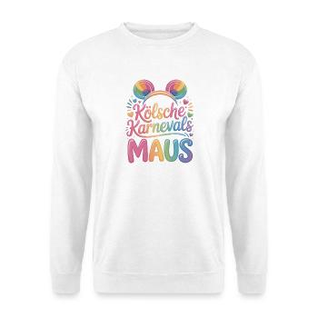 Cologne Carnival Mouse Cologne Carnival Cologne Mouse - Unisex Sweatshirt - white - Front