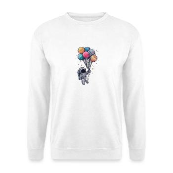 Weltraumhemden für Frauen - Unisex Pullover - Weiß - Vorne