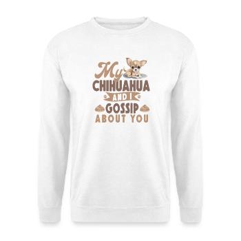 Chihuahua Chihuahueño Mon Chihuahua - Sweat-shirt Unisexe - blanc - Devant