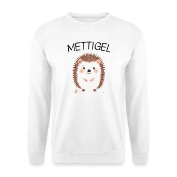 Mettigel de Carnaval, idée de costume de carnaval pour femmes - Sweat-shirt Unisexe - blanc - Devant