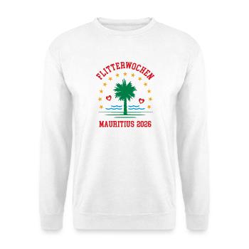 Honeymoon Mauritius 2026 Honeymoon Marriage - Unisex Sweatshirt - white - Front