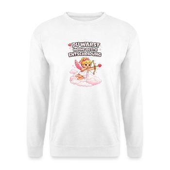 Tu as été mon meilleur choix Motif d’ange - Sweat-shirt Unisexe - blanc - Devant