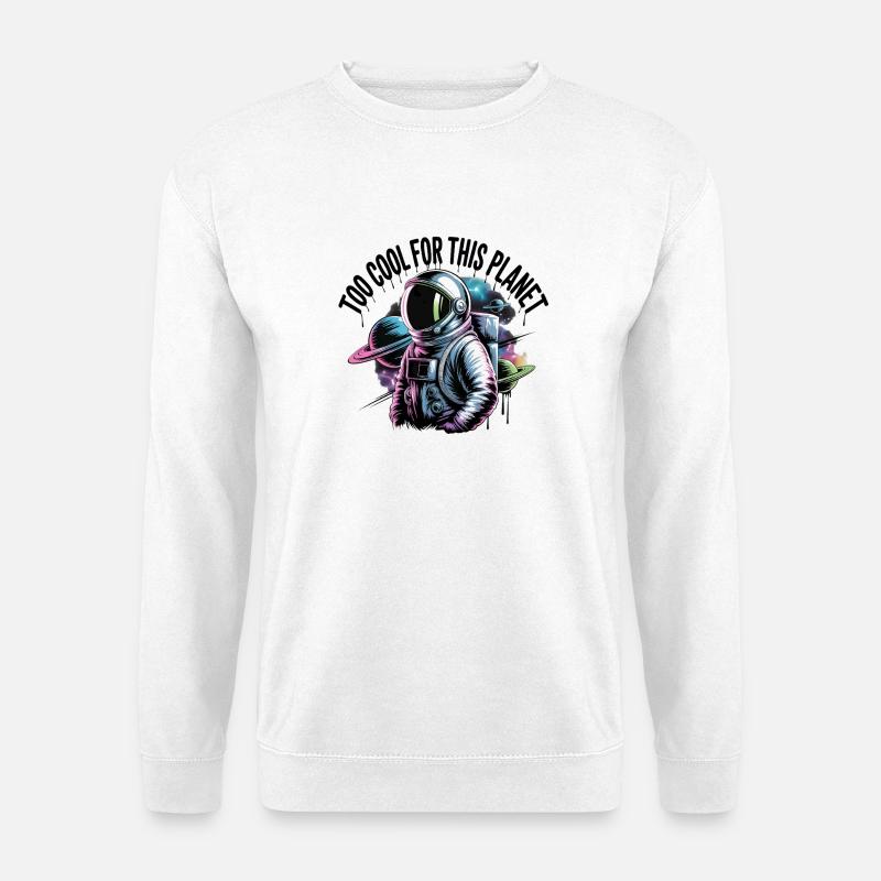 Astronaut - Unisex Pullover - Weiß