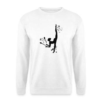 Gymnaste avec massues Gymnastique rythmique - Sweat-shirt Unisexe - blanc - Devant