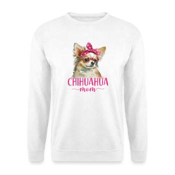 Chihuahua Chihuahua Maman - Sweat-shirt Unisexe - blanc - Devant