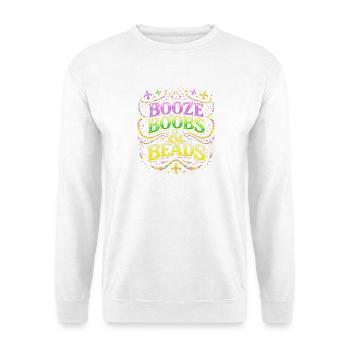 Booze Beads & Beads Design - Unisex Sweatshirt - white - Front