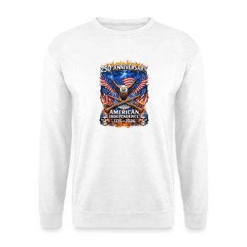 250th American Independence Eagle - Unisex Sweatshirt - white - Front