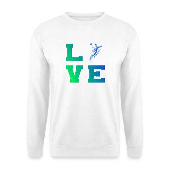 Conception vintage de handball pour hommes - Sweat-shirt Unisexe - blanc - Devant