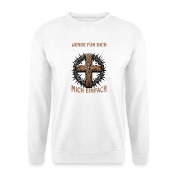 Will pray for you, just ask me - Unisex Sweatshirt - white - Front