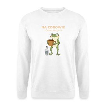 Frog Na zdrowie Coffee & Vodka Humor - Unisex Sweatshirt - white - Front