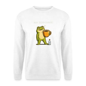 Frog Na zdrowie Coffee & Vodka Humor - Unisex Sweatshirt - white - Front
