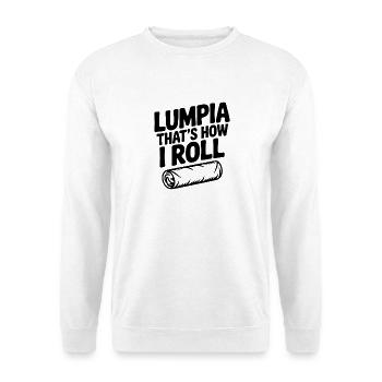 Lumpia C’est comme ça que je roule - Sweat-shirt Unisexe - blanc - Devant