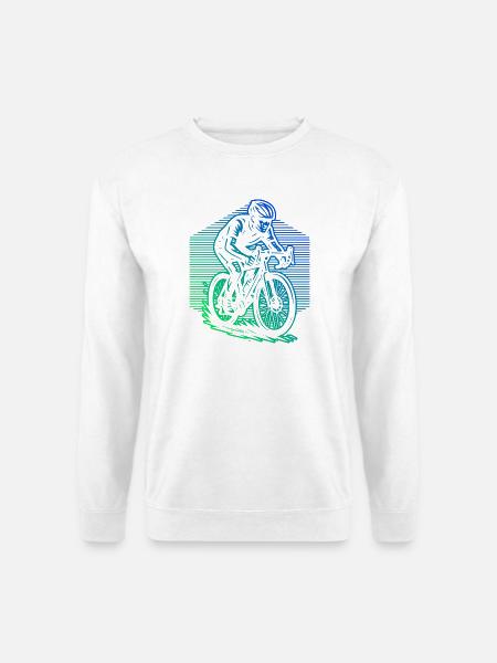 Roadbike Stil für jeden Anlass - Unisex Pullover - Weiß