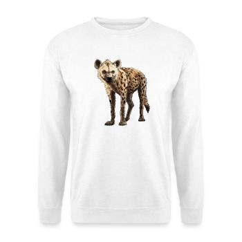 Hyänenblick im Dämmerlicht - Unisex Pullover - Weiß - Vorne