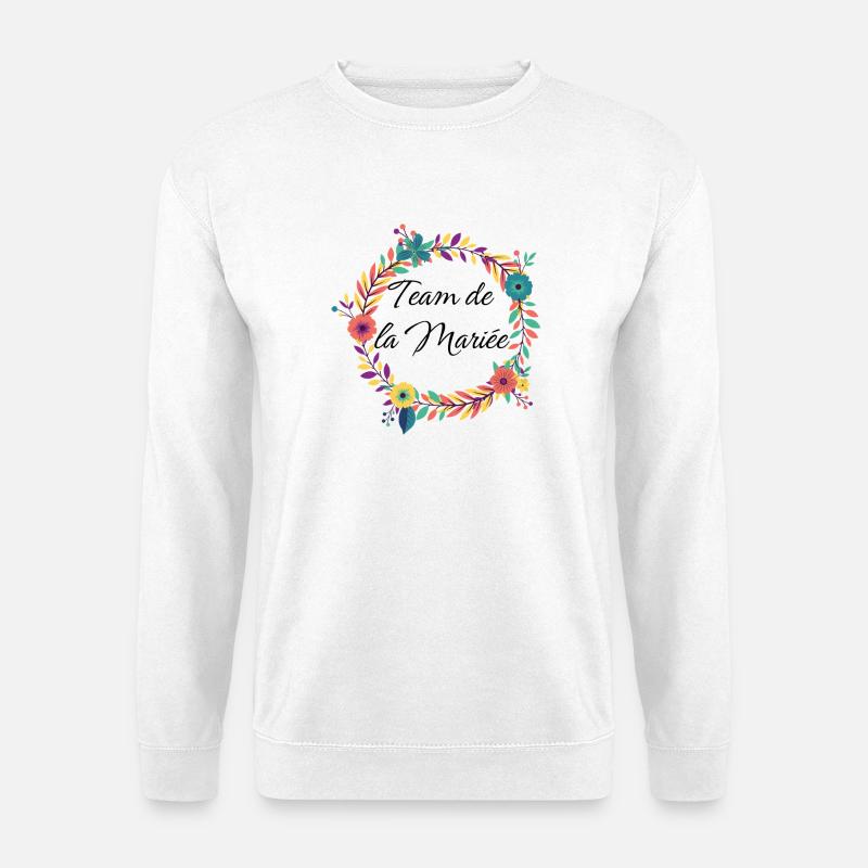 Team Braut Junggesellinnenabschied - Unisex Pullover - Weiß