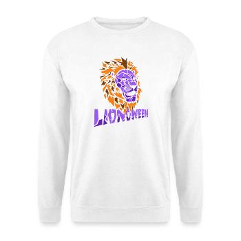 Safari Afrique Faune du Serengeti Lion d’Halloween - Sweat-shirt Unisexe - blanc - Devant