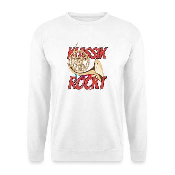 Cor français Orchestre de rock classique Cor Cor - Sweat-shirt Unisexe - blanc - Devant