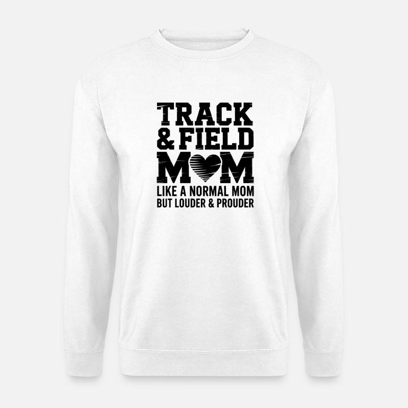 Leichtathletik Sprüche Leichtathletik Geschenk - Unisex Pullover - Weiß