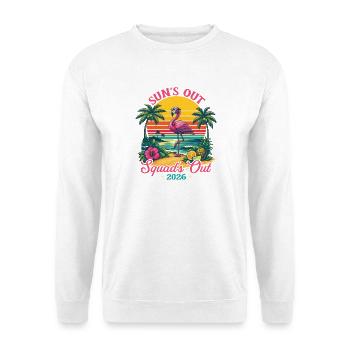 Suns Out Squads Out 2026 Spring Break Kreuzfahrt Spaß - Unisex Pullover - Weiß - Vorne