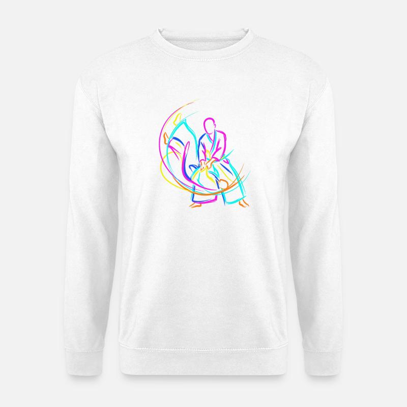 Judo Kampfsportarten - Unisex Pullover - Weiß