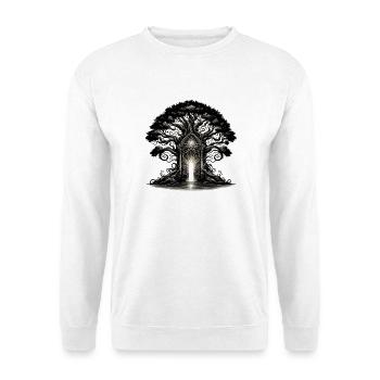 Lichttor des Kristallbaums - Unisex Pullover - Weiß - Vorne