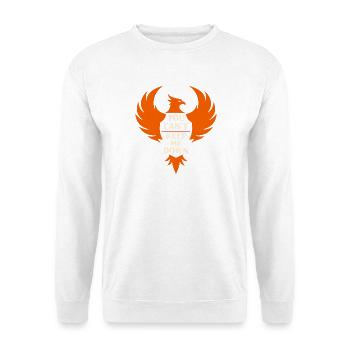 Healing Journey to Transform Inner Strength - Unisex Sweatshirt - white - Front