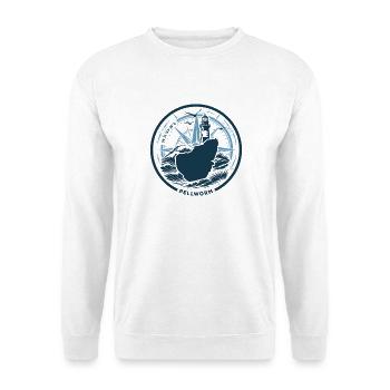 Pellworm The Island Is Calling - Waves North Sea - Unisex Sweatshirt - white - Front