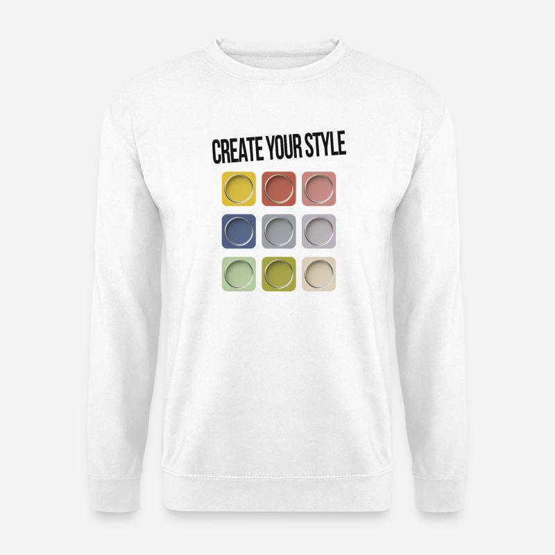 Create Your Style – Sei individuell - Unisex Pullover - Weiß