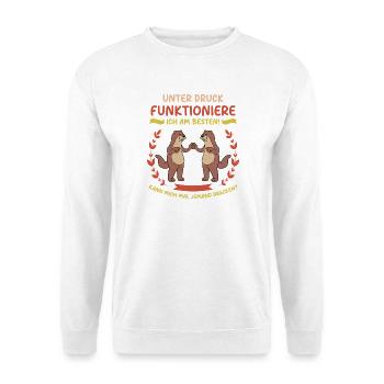 Süßes Otter Design - Unisex Pullover - Weiß - Vorne