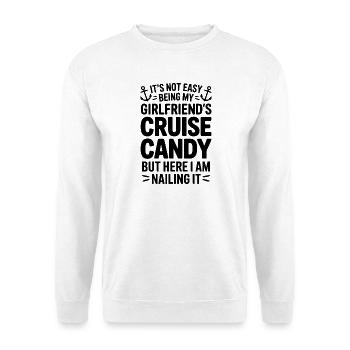 Girlfriend Sayings Girlfriend Funny Girlfriend Gift - Unisex Sweatshirt - white - Front