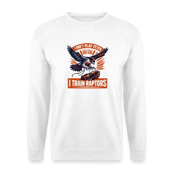 Kein Apport, ich trainiere Greife | Falknerei - Unisex Pullover - Weiß - Vorne